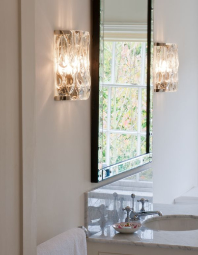 Фото №2 - Светильник настенный стеклянный для ванной комнаты Morillon(2S125436)